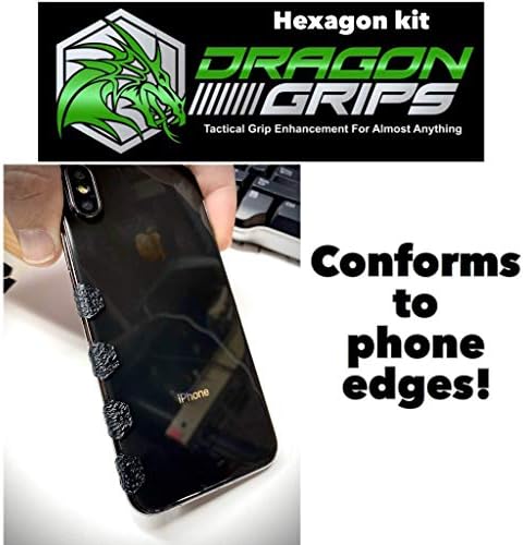 Dragon Grips Xbox One Controller Grips | עורות עטיפת גומי גומי | אביזרי בקר Xbox One עם סט מדבקות מדבקות